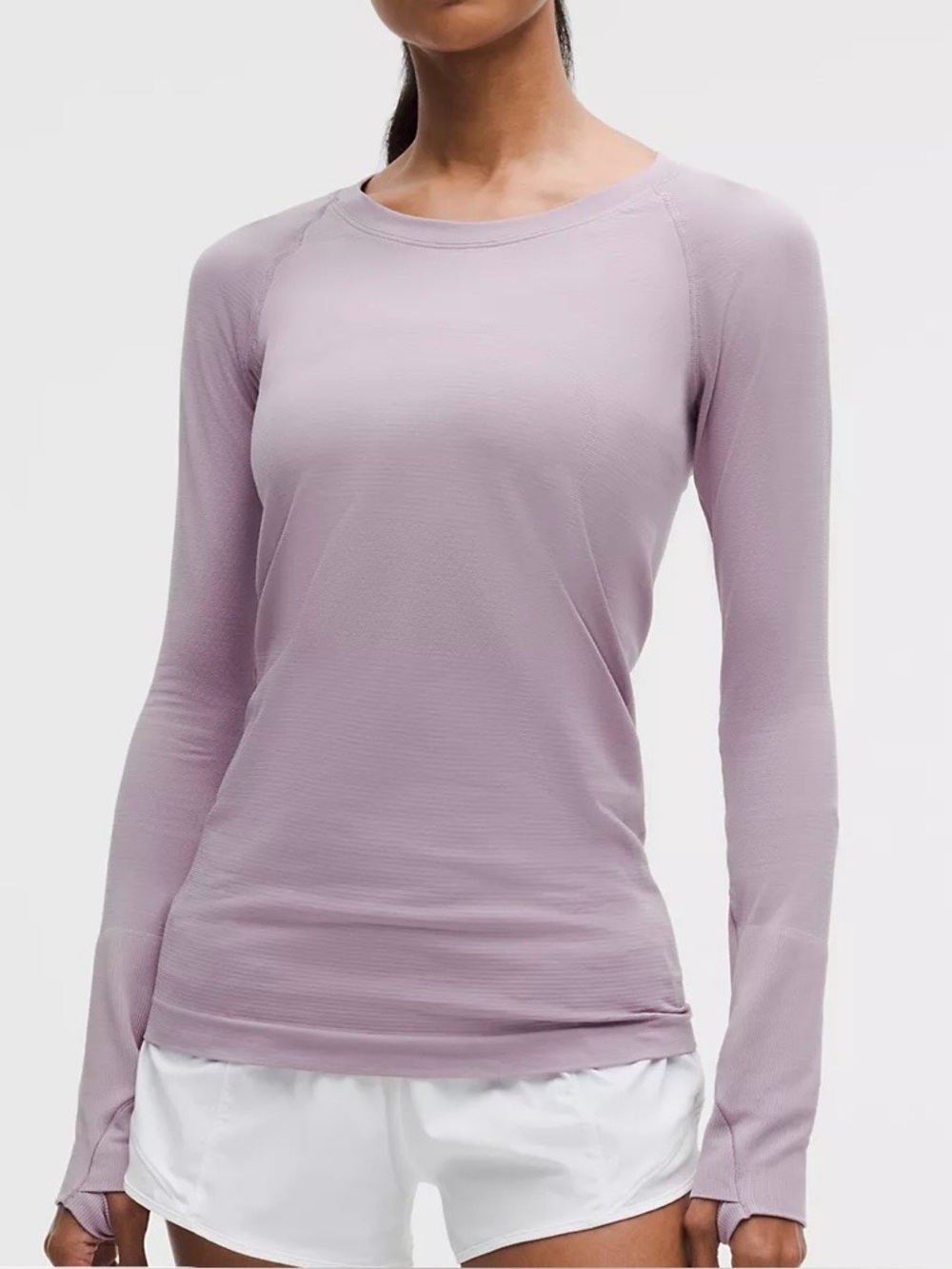 Lululemon Swiftly Tech Long Sleeve 2.0 – Muted Purple – Size 8